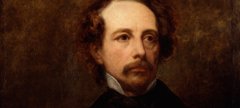 oil portrait Charles Dickens