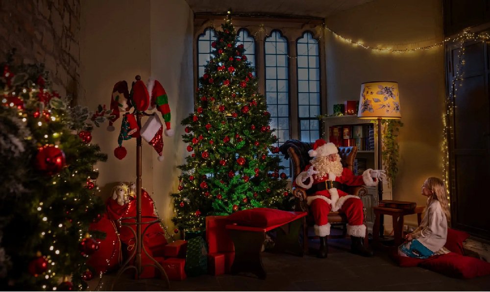 Santa at Hexham Old Gaol. Santa at Hexham Old Gaol.