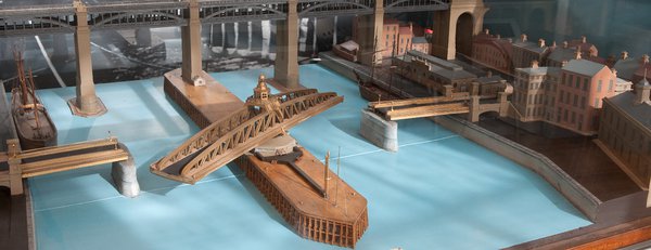 Model of the Swing Bridge on show in the ‘Story of the Tyne’ gallery at Discovery Museum