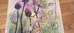 Painting from the hedgerow