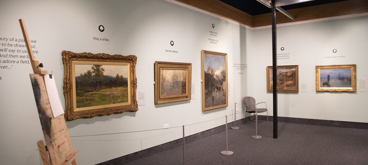 Monet in the Presence of Nature Exhibition Space 