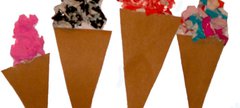 Ice Cream Cone Collage
