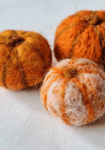 Needle Felting Workshop: make a pumpkin