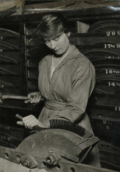 Forming up blading (1914 – 18)