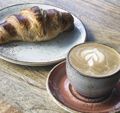 Coffee and croissant 