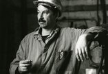 A miner in hardhat 1993 at Westoe colliery