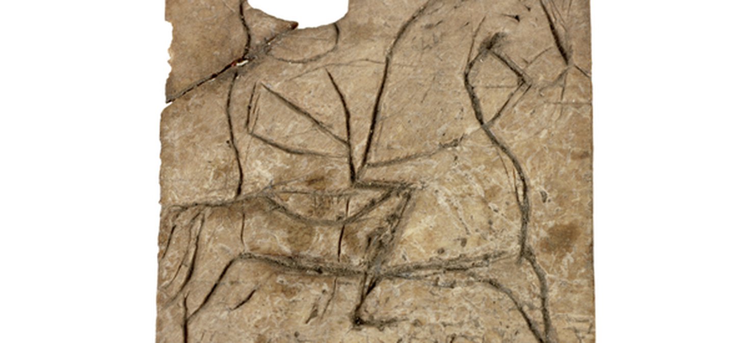 Roman Inlay - man on a horse