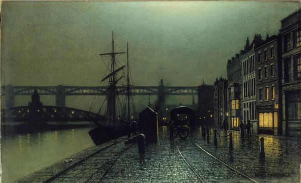 The Quayside by Arthur Edmund Grimshaw, 1895
