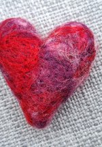 Needle Felting Workshop: make a heart brooch *SOLD OUT*