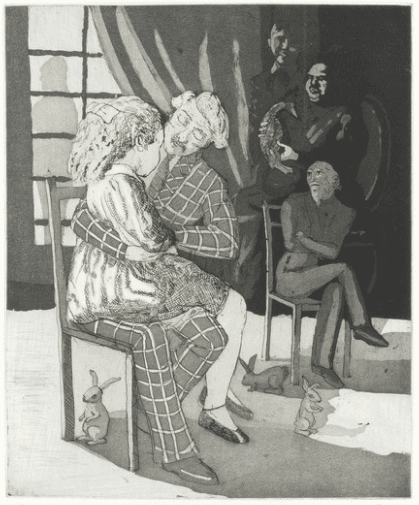 The Wild Duck, Paula Rego, 1990, etching and aquatint on paper,