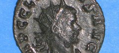 A Roman coin