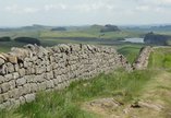 Section of the Roman build Hadrian's Wall