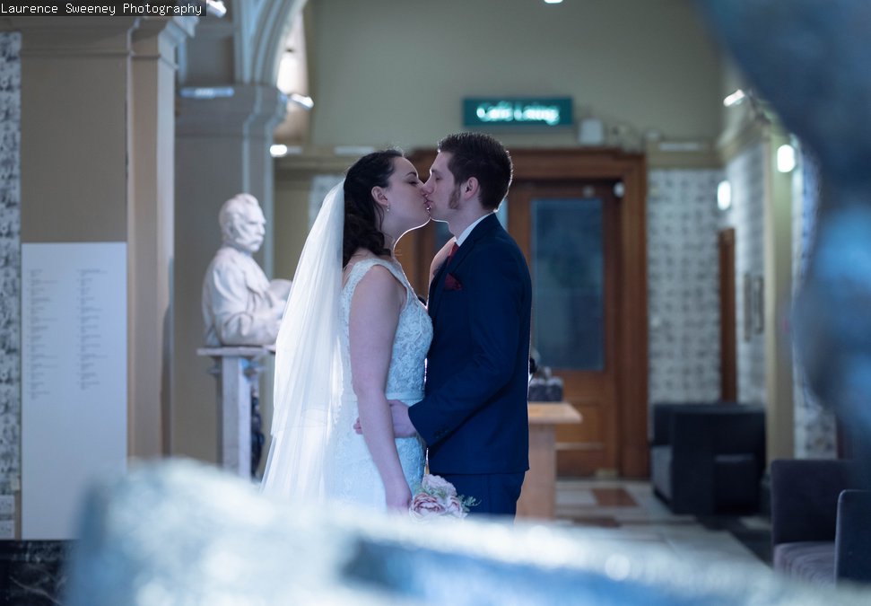 Laing Art Gallery wedding photograph by Laurence Sweeney Photography