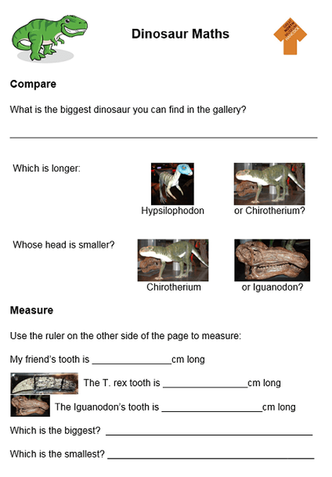 Dinosaur Maths year 1