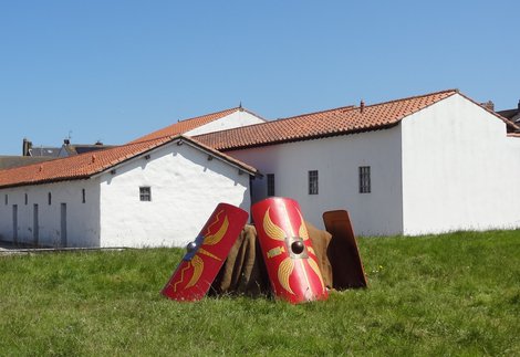 Barrack Block at Arbeia, South Shields Roman Fort