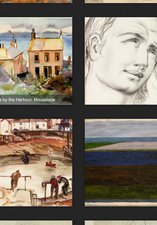 Various different paintings and sketches from the Tyne & Wear collections