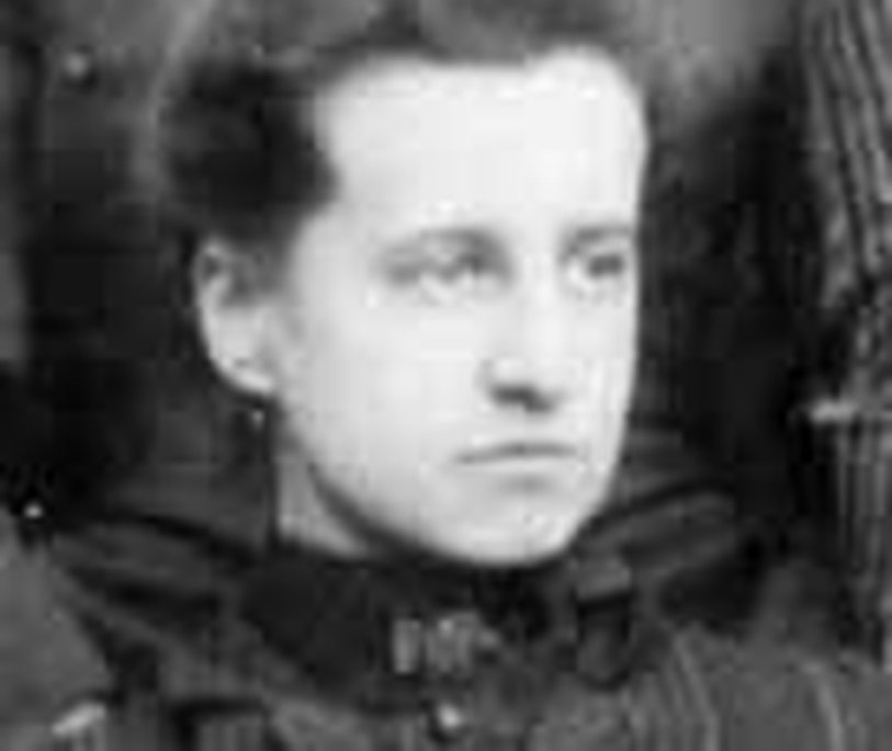 black and white photograph of womans face