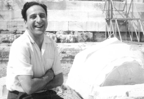 Brian Shefton in Athens