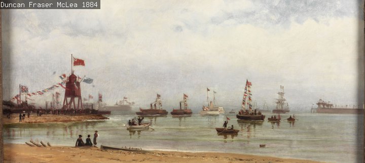 The opening of the Albert Edward Dock