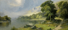 Image of the Head of Derwentwater by artist Frank Thomas Carter