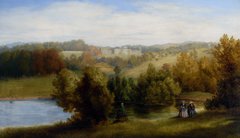 'Wentworth Woodhouse', William Cowen, oil on canvas, Hatton Gallery