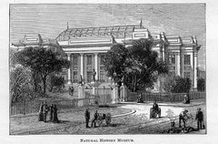 a drawing of the Hancock Museum