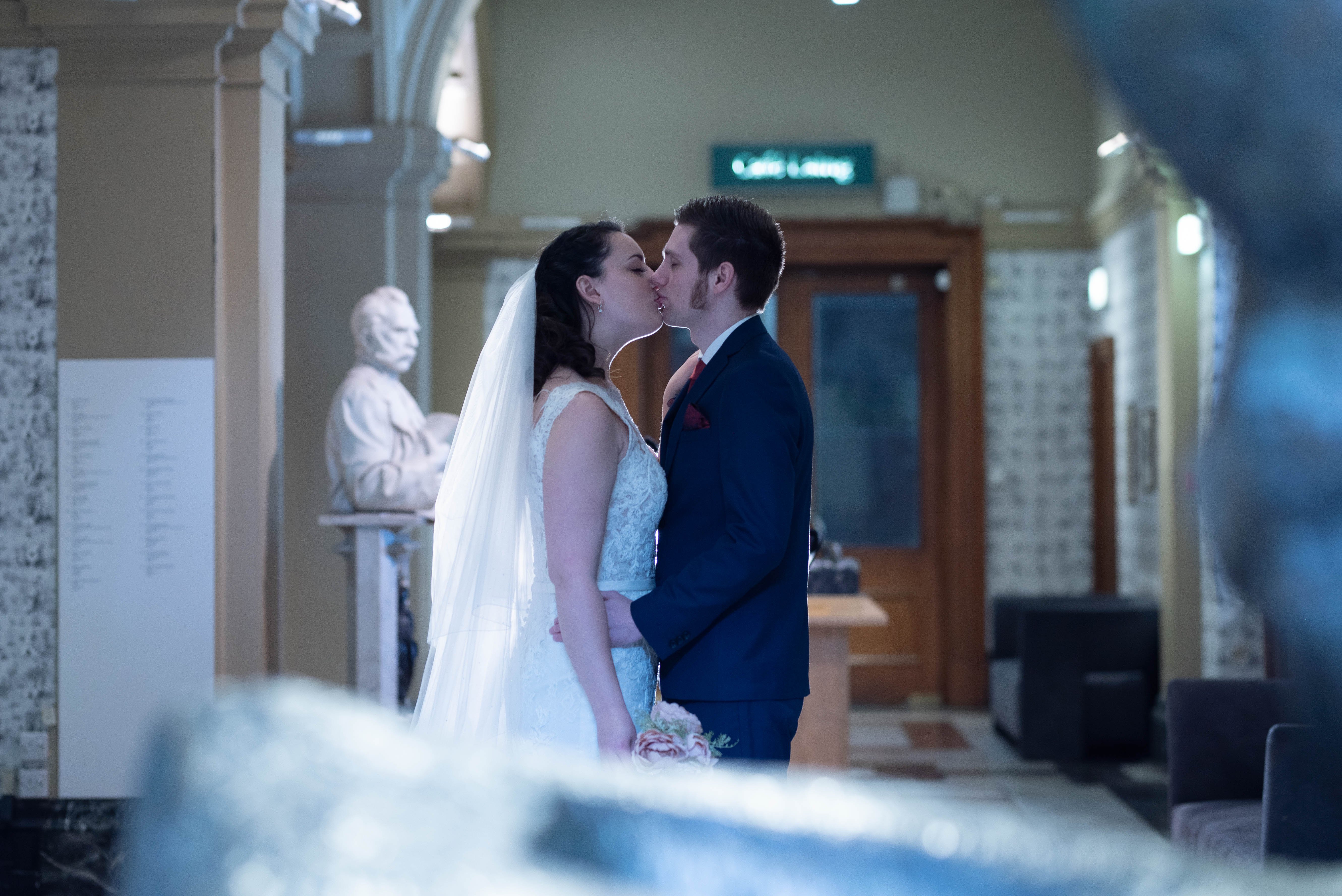 Laing Art Gallery wedding photograph by Laurence Sweeney Photography