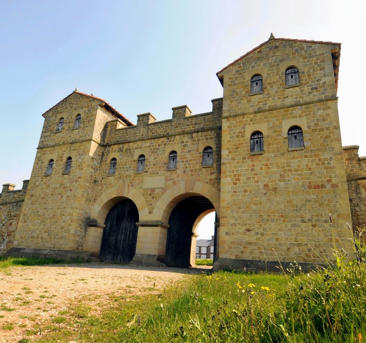 The West Gate at Arbeia Roman Fort