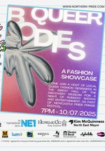 The graphic and logos for Northern Pride Fringe 