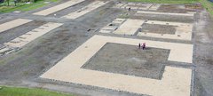 Looking down on the Segdunum site