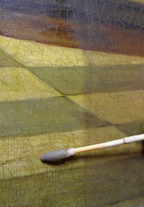 Conserving a painting