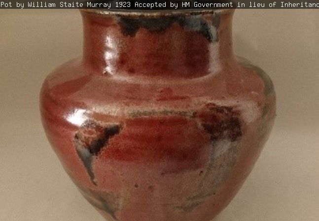 Brown glazed pot