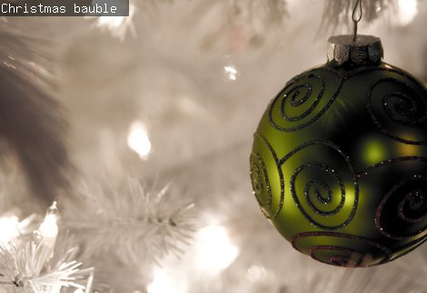 Christmas bauble 