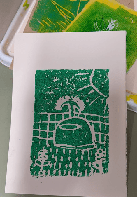 Example of hand made print