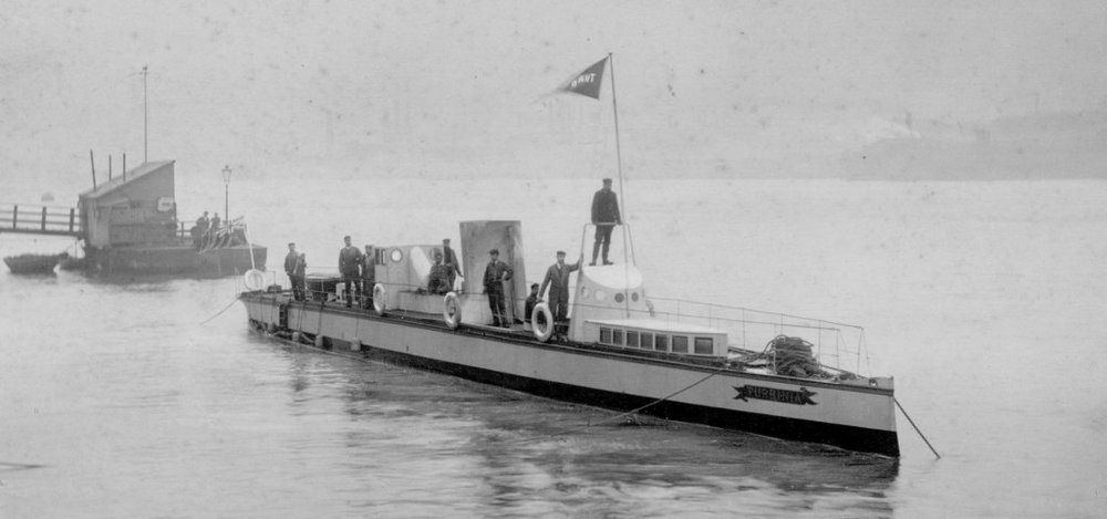 Turbinia berthed at Wallsend