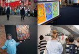 4 picture collage of activities happening in 2023 in Ouseburn