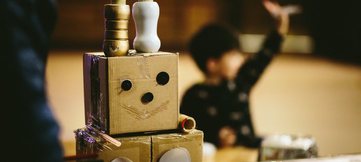 Cardboard robot
