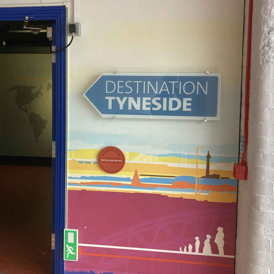 Entrance to a museum exhibition – Destination Tyneside Entrance to a museum exhibition – Destination Tyneside