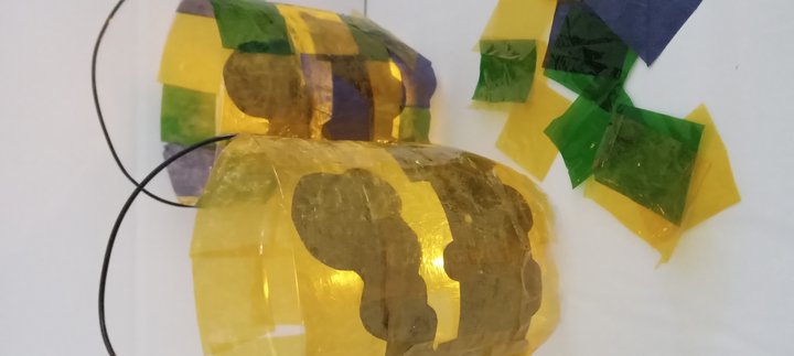 Locomotive lantern craft activity