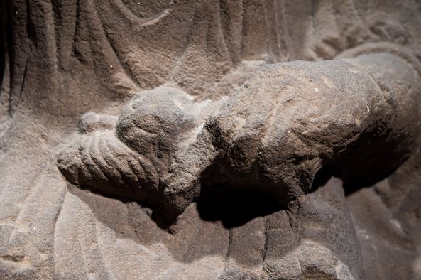 Regina tombstone spindle detail