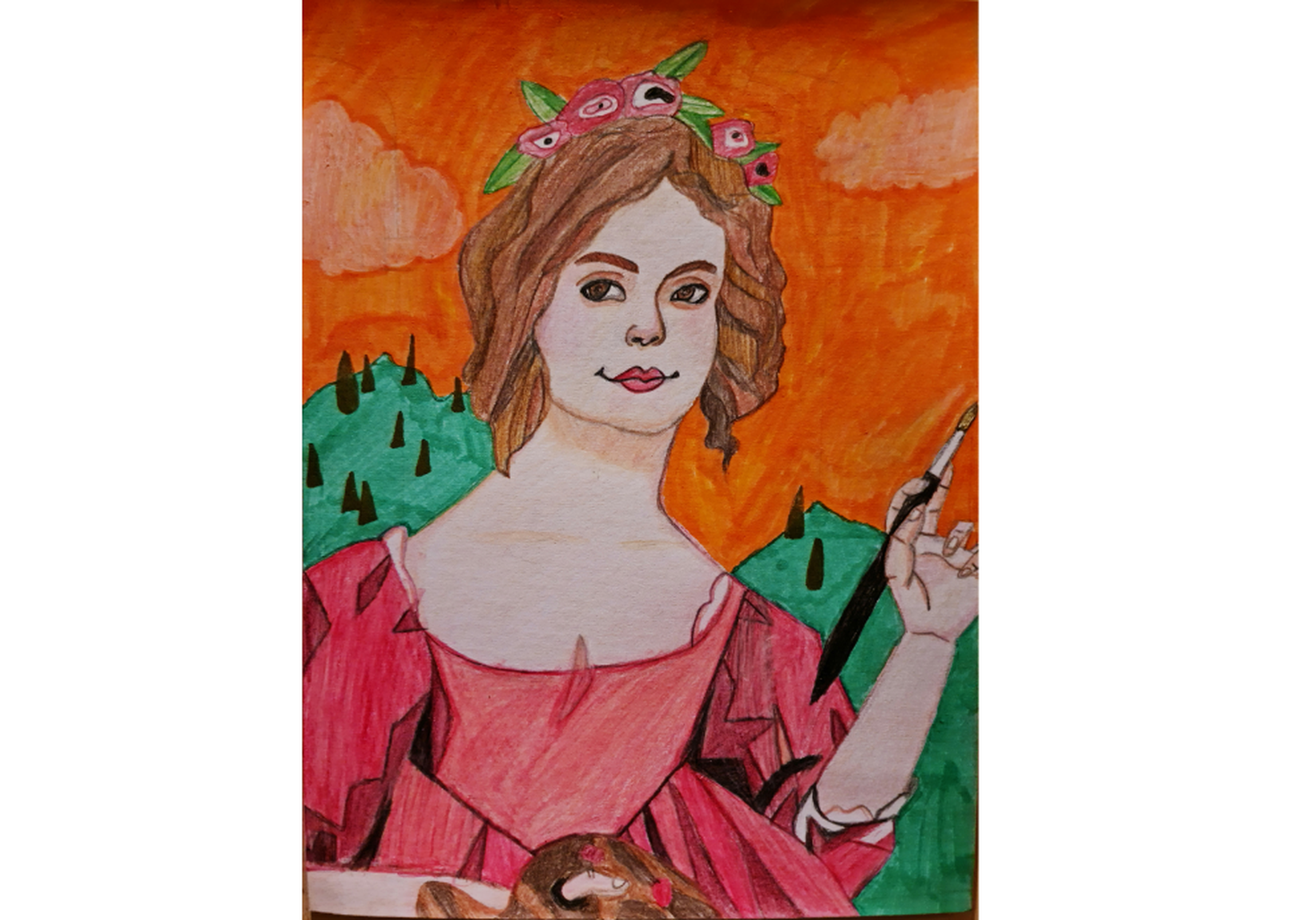 Artemisia Gentileschi Portrait_Skye McGilvray (1)