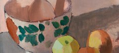 Still Life with Bowl, Spoon and apples by Mark Gertler