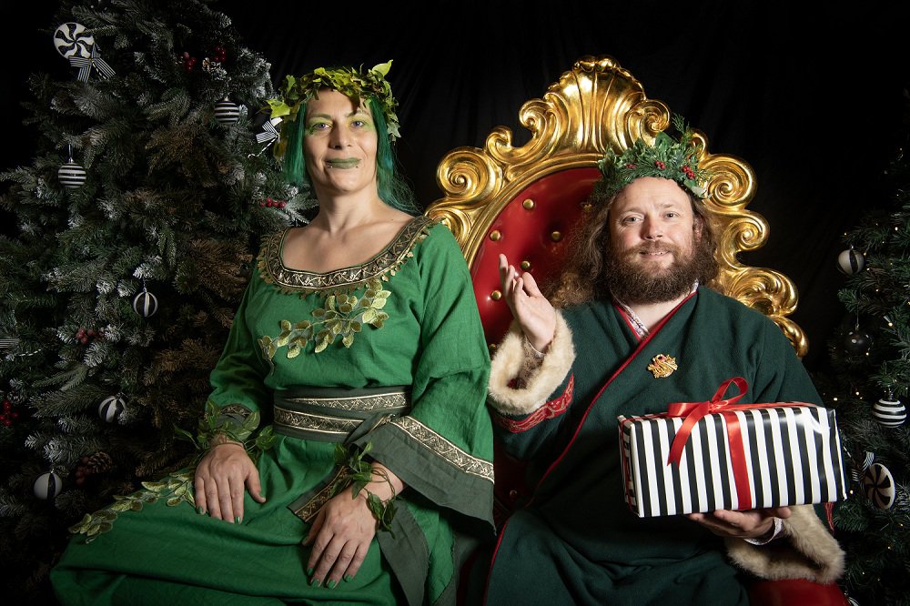 The Ivy Queen and Holly King. The Ivy Queen and Holly King.