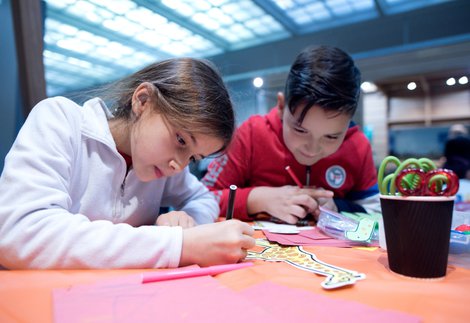 Young visitors at the Great North Museum