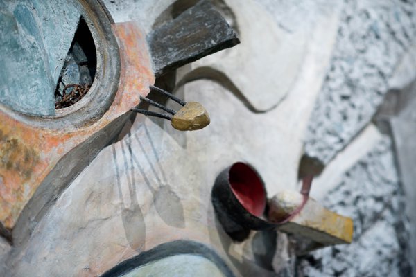 Kurt Schwitters, Merz Barn Wall (detail).