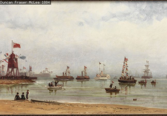 The opening of the Albert Edward Dock