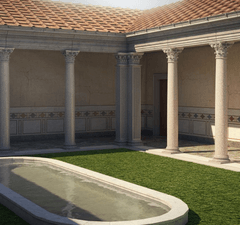 Roman courtyard