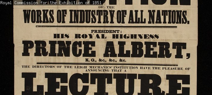 Great Exhibition 1851 original poster