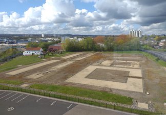 View across the fort site from the viewing tower