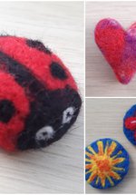 Needle Felting Workshop: make a ladybird